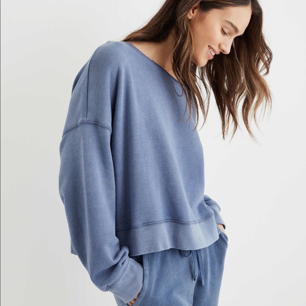 Aerie Sandy Fleece Cropped Sweatshirt